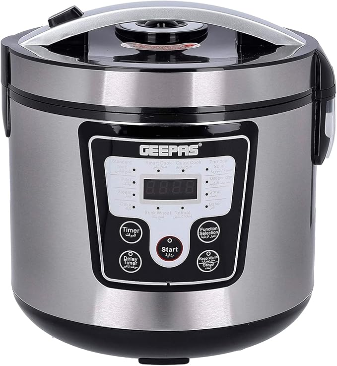 Geepas 12'si 1 Arada Pişirici Dijital Tencere 700W 1.8L (35031) - Görsel 7