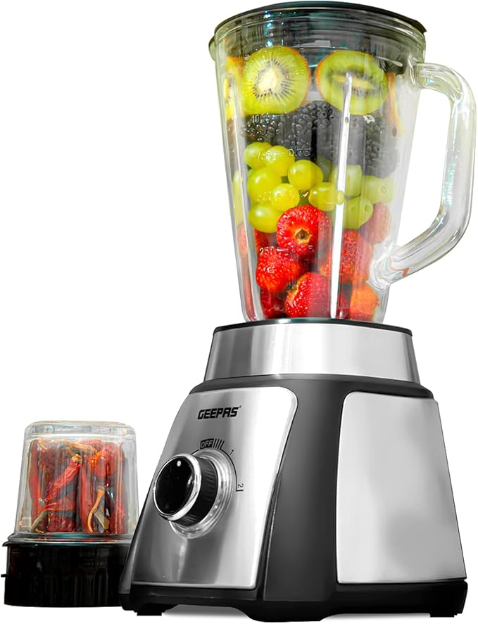 Geepas 2'si 1 Arada Blender 1,5L 500W (44076UK) - Görsel 7