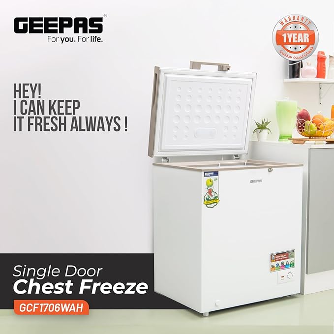 Geepas Sandıklı Derin Dondurucu 170LT (1706WAH)