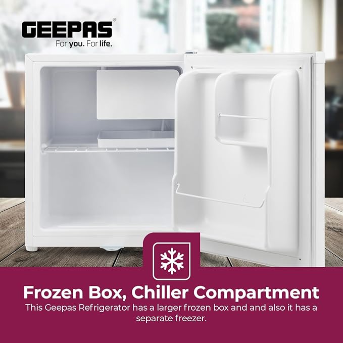 Geepas Tek Kapılı Mini Buzdolabı 60LT (654WPE) - Görsel 6