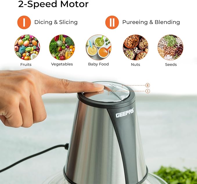 Geepas Elektrikli Doğrayıcı Rondo 400W (42014UK) - Görsel 6