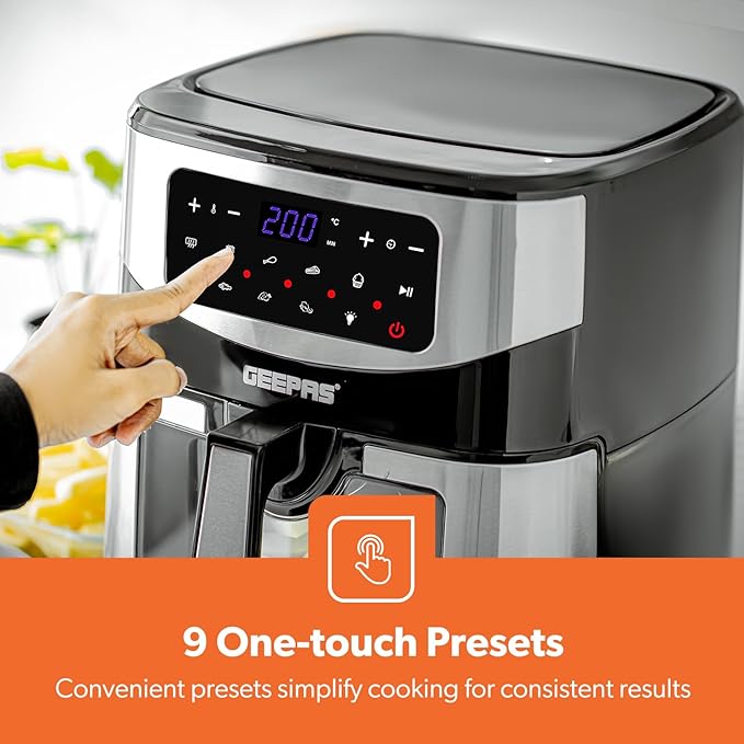 Geepas Vortex 9.2L Dijital Airfryer (37524UK) - Görsel 3
