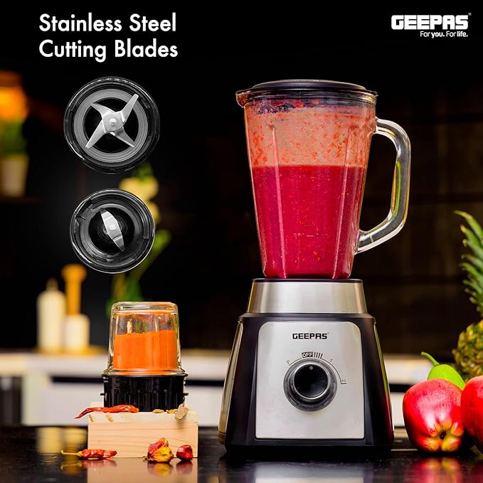 Geepas 2'si 1 Arada Blender 1,5L 500W (44076UK) - Görsel 3
