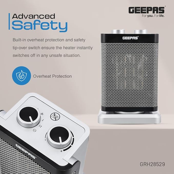 Geepas Mini Isıtıcı Fanlı Soba (28529) - Görsel 7