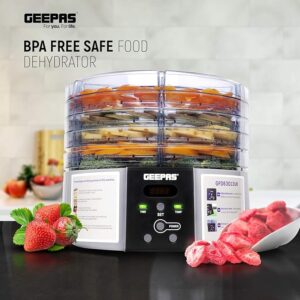 Geepas Dijital Gıda Meyve Kurutma Makinesi 520W (63013UK)