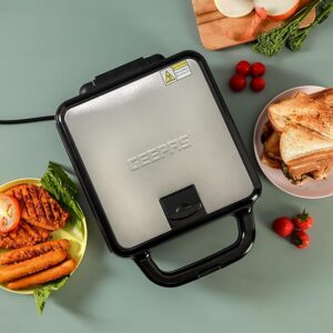 Geepas Tost Makinesi, Izgara -Gümüş (5544N)