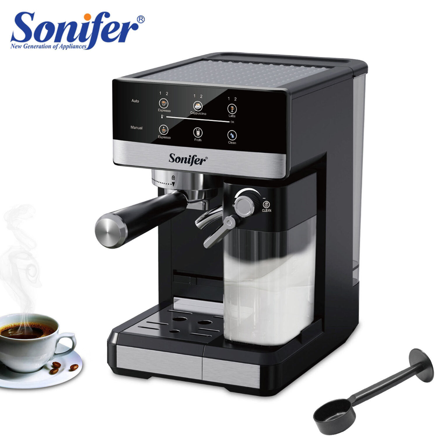 Sonifer SF3575 Espresso Kahve Makinesi 20Bar 1350W