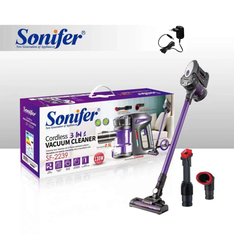 Sonifer SF2239 Şarjlı Dikey Süpürge 130W