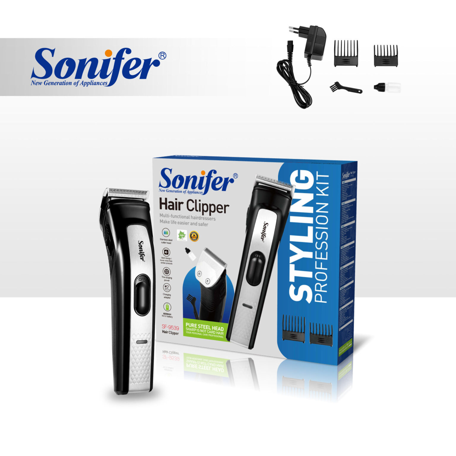 Sonifer SF9538 Saç ve Sakal Kesme Makinesi 9W