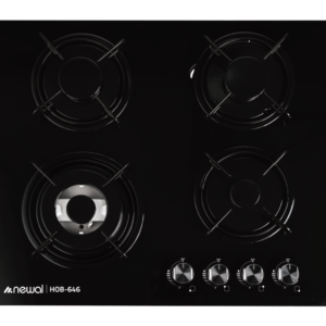 Newal Ankastre HOB646/2 Siyah Cam Ocak