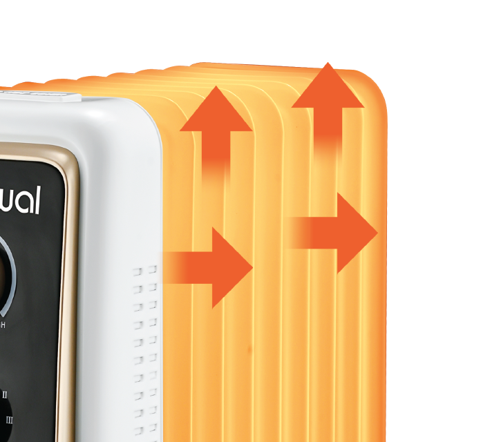 Newal QHT161 Radyatör Isıtıcı 9 Dilim 2000W