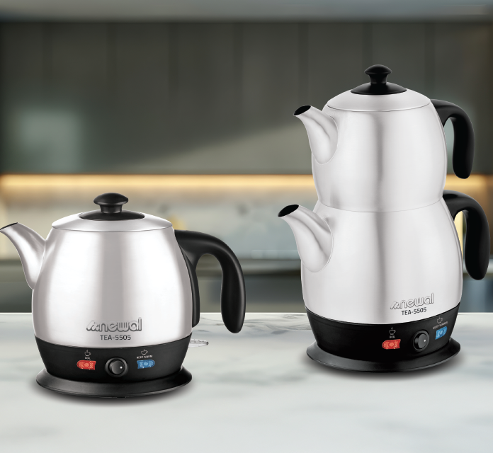 Newal TEA5505 Çaycı Inoks Demlik 2200W